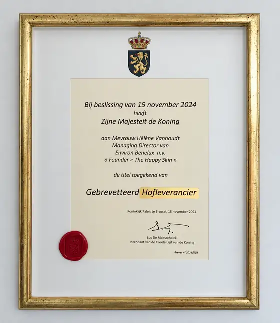Brevet Gebrevetteerd Hofleverancier, 15 november 2024