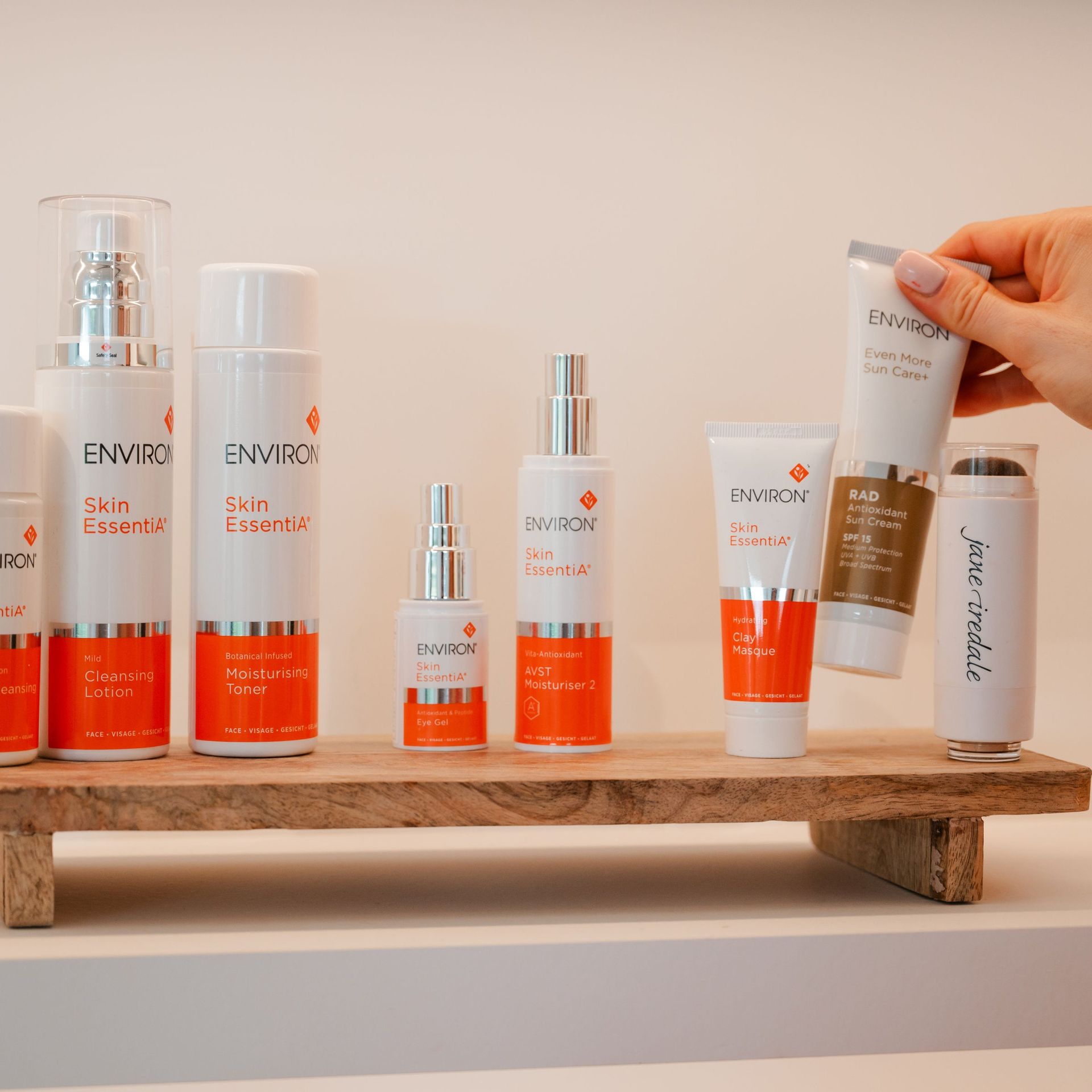 Environ producten in de salon van Body & Beauty