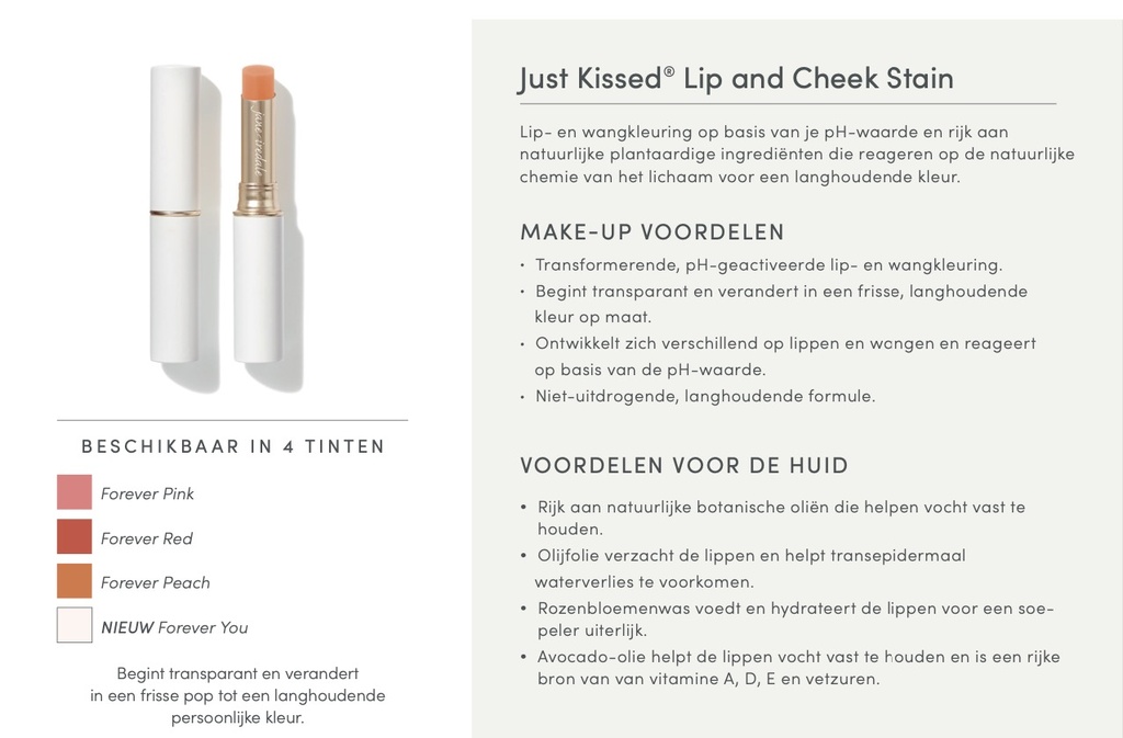 Just Kissed® Lip and Cheek Stain