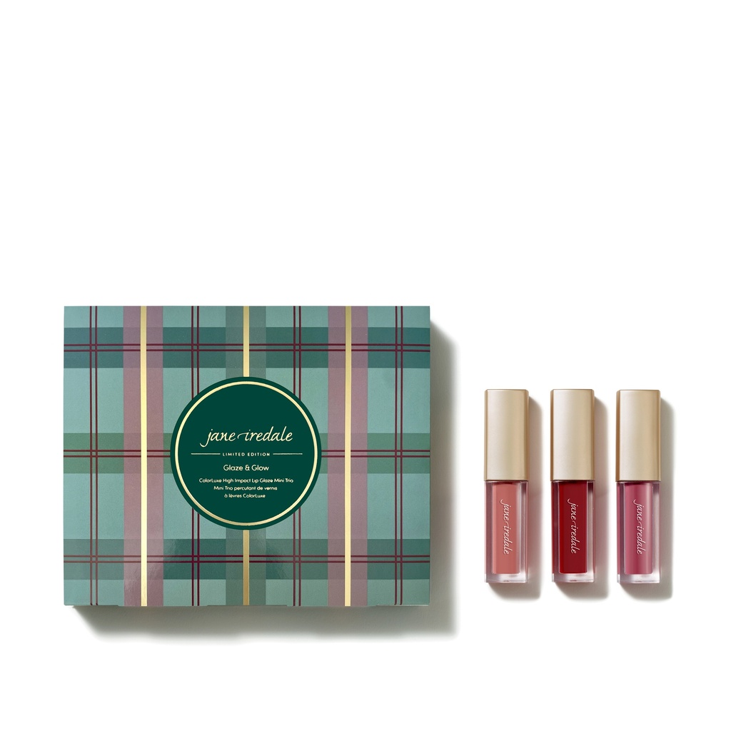 Glaze & Glow ColorLuxe High Impact Lip Glaze Mini Trio